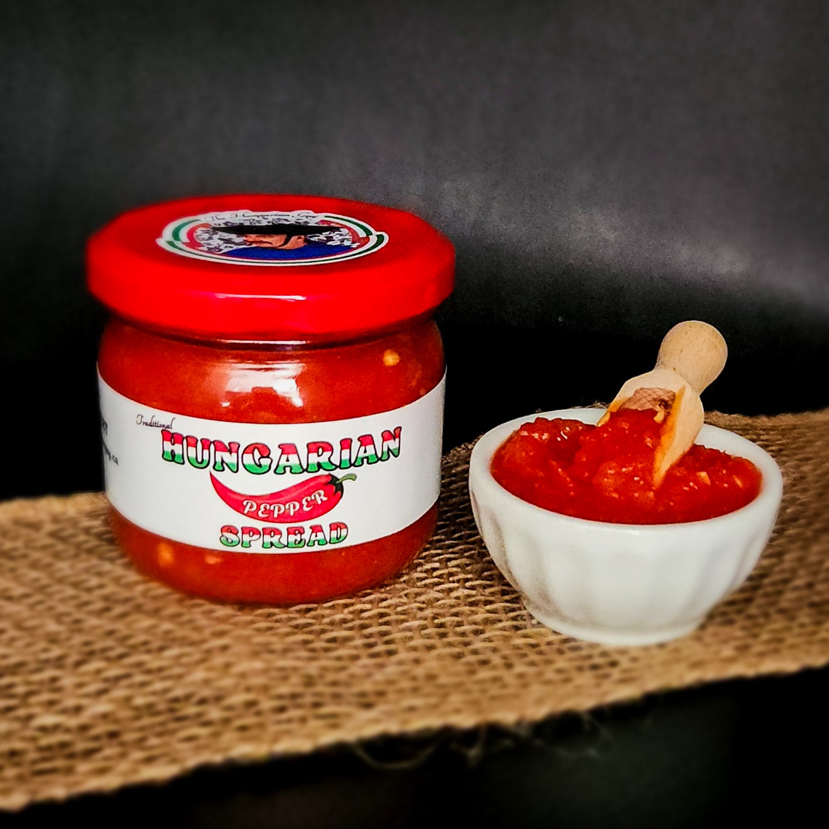 Traditional Hungarian Pepper Spread - Kézműves Magyar Paprikakrém