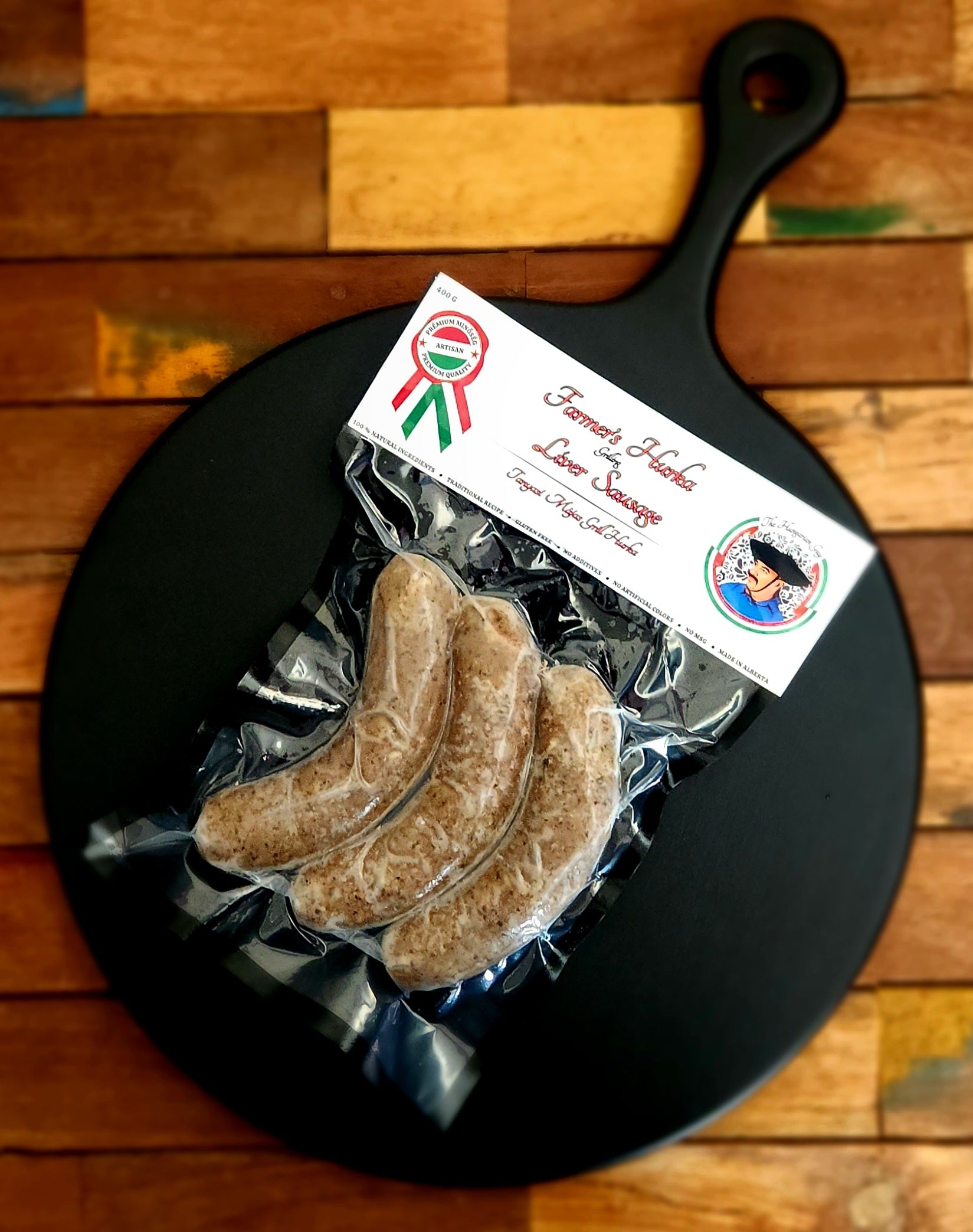 Farmer's Hurka Grilling Liver Sausage - Tanyasi Májas Grill Hurka