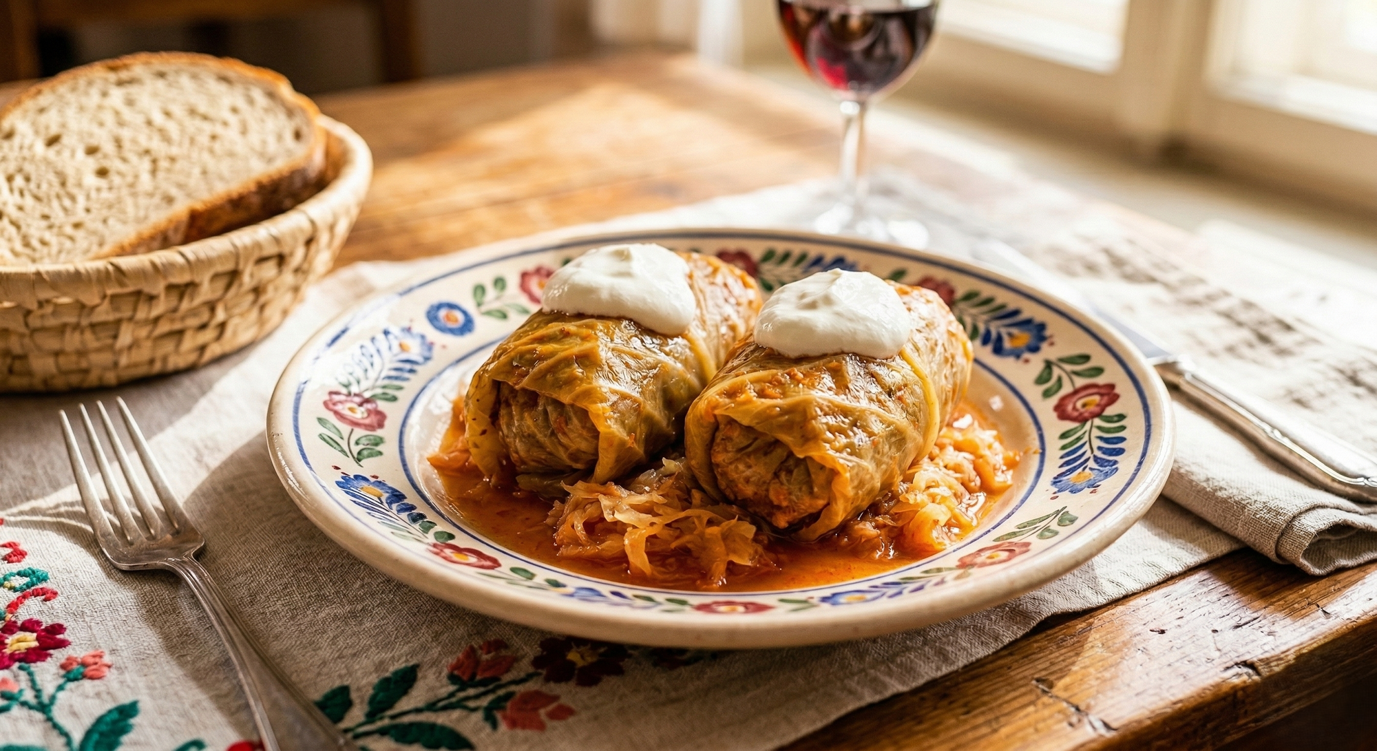 Traditional Hungarian Cabbage Rolls - Disznótoros Töltött Káposzta